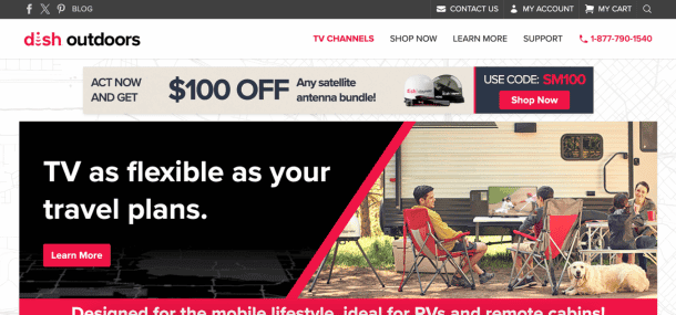 Dish Outdoors